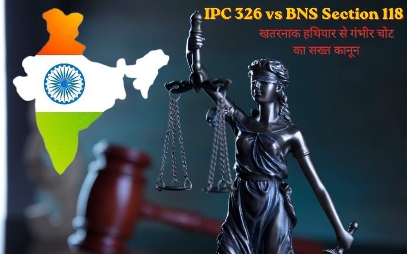 IPC 326 vs BNS Section 118