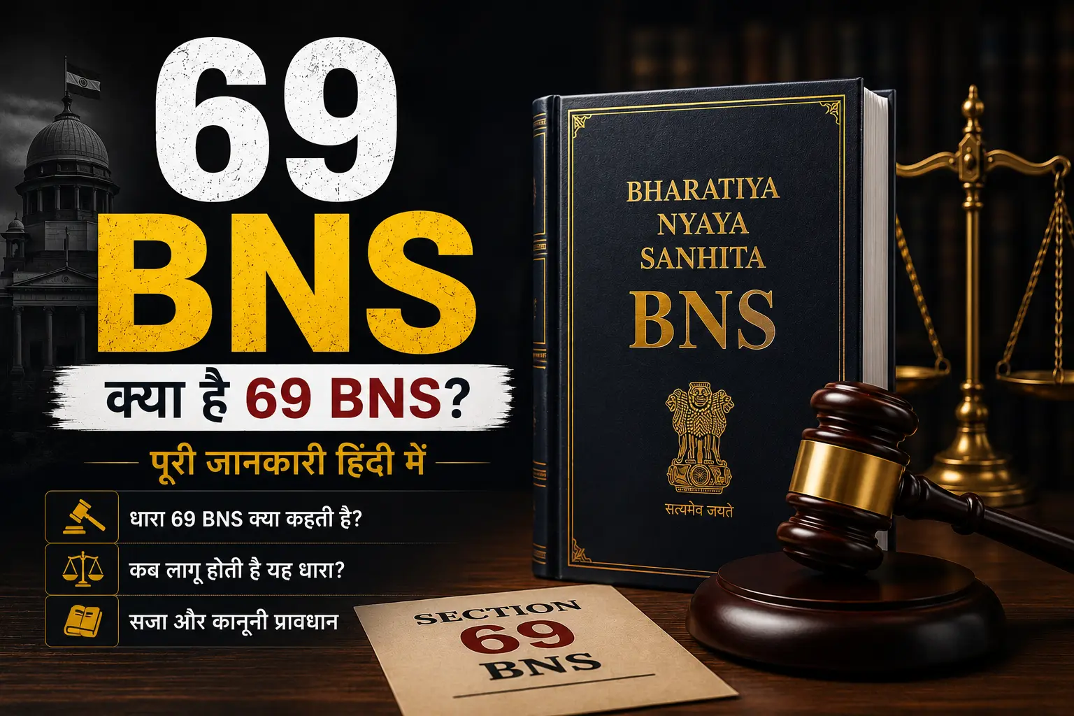 69 BNS in Hindi: 10 साल तक की सज़ा? चौंकाने वाले फैक्ट्स 2026